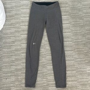Gray striped Under Armour leggings